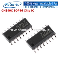 (1-5pcs) CH340C SOP16 SMD USB to Serial Interface Chip IC