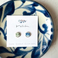 兒童節 端午節 喜迎初節 節日禮物 金繼 陶瓷 耳飾 耳環 無耳洞耳飾 柏餅 頭盔 小巧 精緻 兒童節禮物 贈禮 禮品 綠色