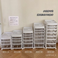 Dust-Proof Cosmetics Trolley Rack Floor Drawer Storage with Wheels Movable Partition Storage Rack Wholesale