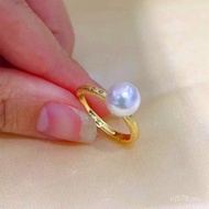 Exquisite 7.5-9mm Ring Sterling Silver Wholesale Style Retro 925 Semi-Finished Product DIY Accessori