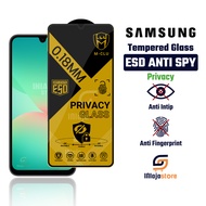 Tempered Glass ESD Anti Spy 0.18 mm Samsung A27 5G A26 5G A25 5G A24 4G A34 5G A33 5G A32 5G A32 4G 