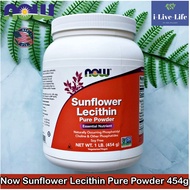 Sunflower Seed Pure Lecithin Powder 454 g-Now Foods