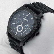 FOSSIL GENTS SILICONE CHRONOGRAPH WATCH FS4487