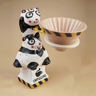 日式熊貓胖達手沖濾杯組 | V60 陶瓷滴濾器 | 手作咖啡壺支架