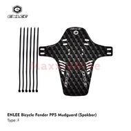 Enlee Spakbor Sepeda Mudguard Fender Carbon Fiber Fat Rear Bicycle
