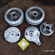 ชุดดุมหน้า-หลัง พร้อมฝาเบรคหน้า-หลัง พร้อมดุมสเตอร์ ใส่ C50 C70 C65 C90 C100 C65Y C700 C900 (ทั้งชุด