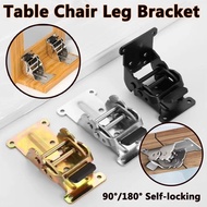 0°-180°Folding Bracket Chair Metal Foldable Table Legs Stable Hinge with Self-Lock Solid Fold Leg Br
