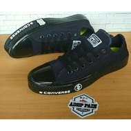 CONVERS ALL STAR SHOES NAVY MOTIFbiru
