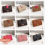 MX3 Coach Original 53562 53436 women short wallet fold over purses
