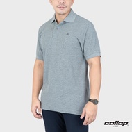 GALLOP : WAFFLE POLO SHIRTS เสื้อโปโลผ้า Waffle รุ่น GP9062 สี Neutral Grey - เทา / ราคาปรกติ 1290.-