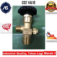 Ready Stock] Co2 Head Valve/ CO2 Head Gas Valve for Carbon Dioxide Cylinder Gas Tank