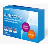 APOGEN PLUS 1G 40'S | Mixed Yoghurt With Spirulina &amp; Probiotic Powder