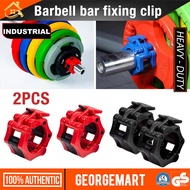 Pair Set Exercise Barbell Collars/Barbell Lock 25 Mm Olympic Standard Weight Bar Clamps Barbell Bar