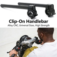Motorcycle Handlebar Fork 37mm Clip-On CNC Alloy Handlebar 41mm Universal Aluminum Alloy
