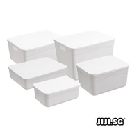 (JIJI.SG) CHANTAE Stackable Storage Box / Cover / Container / Organiser / JT