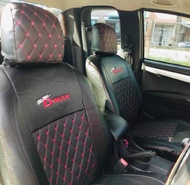 หุ้มเบาะรถยนต์แบบสวมทับ ลาย VIP 5D D-MAX 2012-2019 (LINE 2 )