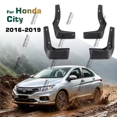 For Honda City 2016 2017 2018 2019 Fender Mudflaps Splash Guards Mudguards Mud Flaps car Accessories