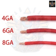 CABLE POWER BATERY,WAYAR AUDIO SISTEM,WAYAR POWER AMP BATERY,CABLE RCA,CABLE AUDIO,POWER AMP CABLE (