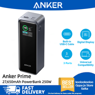 Anker Prime 27,650mAh Power Bank 250W Type-C USB