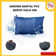 SARUNG BANTAL KALIS AIR WATERPROOF PVC ANTIMICROBIAL HOSPITAL PUSAT KUARANTIN TEBAL BERZIP SIZE QUEE