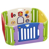 Nihon Ikuji Premium Musical Play Yard 4 Panel - Colourful 24 musical world lullabies Kids Land