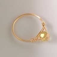 14k Gold Filled (Suasa) Cincin Kristal