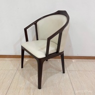 Wooden Chair Meeting Guest Leisure Large Round Table Reception Club Chair Restaurant Shunde Matching