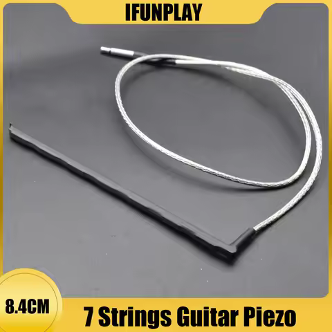 7 Strings 8.4cm Guitar Pickup Piezo Rod Transducer Acoustic Guitar Ukulele Musical Instrument Access