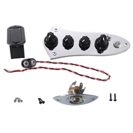 Universal 5 Jazz Bass Loaded Control Plate for 4/5 String Bass Guitar Replacement Parts Accessories