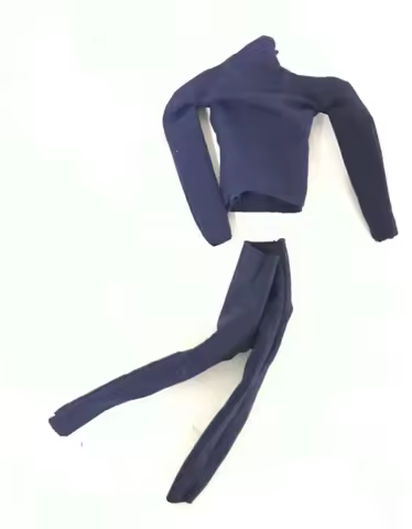 1/12th Clothes Dark Blue Bodysuit Model for 6" Mezco Punisher or Legend