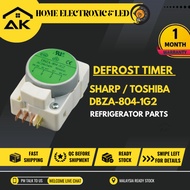 DBZA-804-1G2 Toshiba Fridge Refrigerator Freezer Freeze Defrost Timer 4 Pin (Green) Spare Part