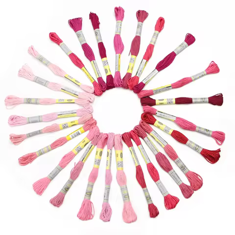 3rd DMC Chart Column 12 Skeins 8 Meters Mercerized Egyptian Cotton Embroidery Floss Cross Stitch Thr