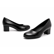 Kasut No 3 Wanita Office Heels Elegant Black Shoes