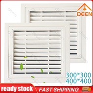 Square Vent Louver,300*300/400*400mm Plastic Ventilation Grilles for Bathroom Kitchen DN