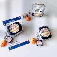 Blue Cookie Case For Airpods4 Airpods 1/2 Airpods3 Bluetooth Earphone Airpodspro pro 2 J201 gen2 J20