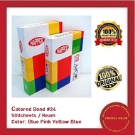 Copy Paper Substance 24 Colored Paper 1 Ream 500 Sheets Long (8.5 x 13) Bond Paper 80gsm