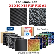 Bambu P1s Printing Plate 3d Printer Parts 257x257mm Build Plate Pei Peo Pet For Bambu Lab X1 Carbone