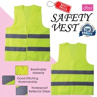 Reflective Safety Vest With High Visibility Safety Clothing Jaket Keselamatan Lelaki Perempuan