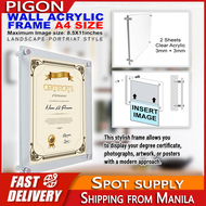 (DIYMO)A3 A4 SIZE WALL ACRYLIC FRAME 3MM+3MM