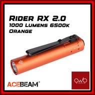 Acebeam - Rider RX 2.0 - Orange - 6500k 1000 Lumens - EDC Flashlight
