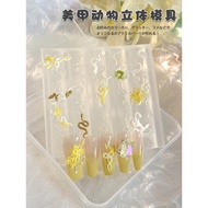FingertipWorker Manicure Animal Youlong Three-Dimensional Dragon Snake Cobra Curved Nail Mold