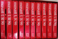 Ur-90 Normal Bias Audio Cassette 90min (Pack of 10 - 90 Minute Tapes Maxell Ur-90 Normal Bias Audio 