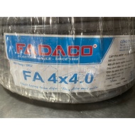 Fadaco soft copper core wire 4x4.0mm. price 5 meters