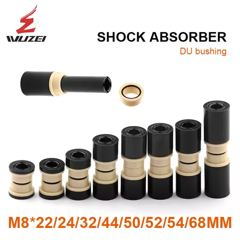 MTB Rear Shock DU Bushing Ring 8x22/24/32/44/50/52/54/68mm Aluminium Alloy DU Ring for Fox Rockshox 