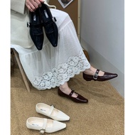 Happy feeling super cute pointed toe shoes with elastic straps, new model Spring 2025 B2227-27