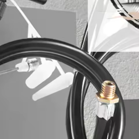 70/80/120CM Bike Air Pump Extension Tube Pump Bicycle Hose Air Pump Connector Bike Air Pump Tire Inf