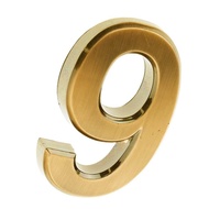 Self-adhesive Door Plaque House Sign Plate 0-9 Plastic Number Sticker Plaque