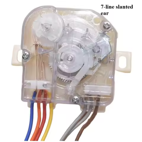 7-Wire Angled Terminal Washing Machine Timer Switch DXT15 3.5A 250V