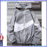 HENRY Unisex Jacket Couple men women plus size sports sunscreen jacket windbreaker jaket sukan lelak