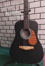Lumanog Acoustic Guitar (matte black)